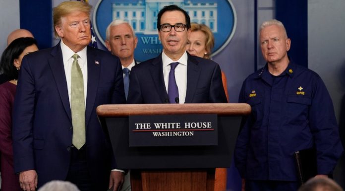 Mnuchin says proposal would inject ‘a trillion dollars into the economy,’ includes giving checks to Americans